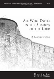 All Who Dwell in the Shadow of the Lord SATB choral sheet music cover Thumbnail